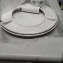 Bemis 730SLEC Slow Close Toilet Seat, Easy Clean Hinges and Durable Plastic Seat, Made in USA, Round, White