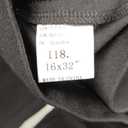 Women's Black Pants, Work Black Straight Trousers with Pockets, Black, Size 118, 16x32