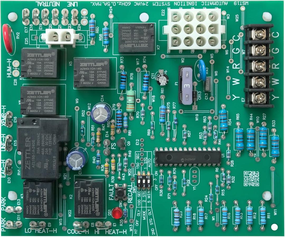 PCBBF162S Furnace Control Board, 50M56-743 Replacement for Goodman Furnace Control Circuit Board, PCBBF132, PCBBF132S,0130F00006, 0130F00006S, PCB00109, PCBBF109, PCBBF122, PCBBF122S