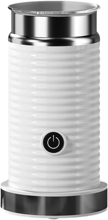 Milk frotherElectric milk frother,Fully automatic milk frotherAutomatic milk frother Electric for Hot & Cold Froth, Froth Or Heat MilkAutomatic off & Easy Cleaning, Silent Operation (White)