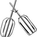 2 Pcs Mixer Beater Attachments, Stainless Steel Replacement Beaters Compatible with Sunbeam Mixmaster Vintage Stand Mixer