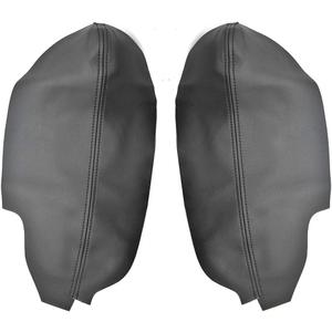 labwork Black Artifical Leather Door Panel Insert Cover Armrest Covers Replacement for Acura TSX 2009-2014