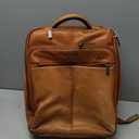 Kenneth Cole Reaction "The Manhattan" Leather Laptop Backpack