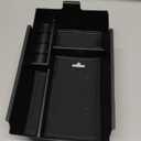 EDBETOS Center Console Organizer Compatible with Chevy Equinox Accessories 2018 2019 2020 2021 2022 2023 2024 Insert Tray Interior Secondary Armrest Storage Box ABS, Black