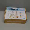 Baby Musical Instruments Set Wooden Montessori Toys for Toddlers 1-3 Percussion Instruments Set Modern Boho Music Toys for Kids Preschool Educational.