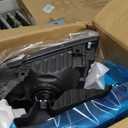 Headlights W/Bulbs for 2005 2006 2007 Ford F250 F350 F450 F550 Super Duty Halogen Headlamp Replacement Driver & Passenger Side