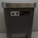 simplehuman 45 Liter / 12 Gallon Rectangular Kitchen Step Trash Can with Soft-Close Lid, Grey Plastic (Gray)