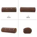 Genuine Leather Watch Roll Case - Luxurious Protection & Organization for Your Valuable Timepieces
