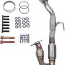 Rear Catalytic Converter with Flex Pipe Compatible with Nissan Altima 2007-2018 Murano Quest 2014 Pathfinder 2015 Infiniti JX35 2013 QX60 3.5L