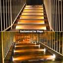 VOLISUN Solar Stair Lights 6 Pack, Solar Step Lights Outdoor Waterproof IP67, LED Outdoor Step Light,Outdoor Light Decor for Garden Stair, Deck, Front Step, Front Porch, and Patio3000K