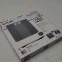 Taylor Glass Textured Paint Herringbone Design Digital Bathroom Scale, Gray, 5273274