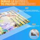 CAREGY 600 Pack Laminating Sheets,Holds 8.5 x 11 Inch Sheets,Thermal Laminating Pouches, 3 Mil, 9 x 11.5 Inches Lamination Sheet Paper for Laminator, Round Corner Letter Size