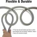 TTFLEX Universal Dishwasher Hose with 90 Degree FGH Elbow, Water Supply Line, Premium Braided Stainless Steel- 6 FT
