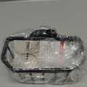 TAILI Sponge Holder with Strong Suction Cup, Dish Sponge Caddy Inside Sink Removable, Rustproof Aluminum for Sponges, Brushes, Stoppers and Scrapers - Black