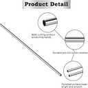 GeilSpace 1/4" OD 304 Stainless Steel Round Tube, 30 Inch Length, 2 Pack