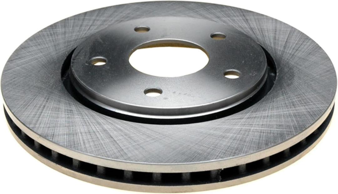 ACDelco Silver 18A2606A (19255511) Non-Coated Front Disc Brake Rotor