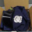 Police Officer Costume for Kids, Cop Costume Outfit Set with Toy Accessories, Halloween Costumes for Boys, T4 (2-3Y), 10pcs Police Costume Kit (Silver Cap)