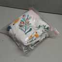 JSD Poinsettia Christmas Duvet Cover Set King Size, 3 Piece Soft Printed Microfiber Comforter Covers Zipper Closure