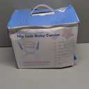 Baby Carrier Newborn to Toddler: 9-in-1 Convertible Carrier Ergonomic Infant Carriers All Seasons, M Positions, Adjustable Strap Perfect for Travel 3-36 Months Grey - Baby Carrier with Hip Seat (Gray)