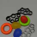 roygra Grip Strength Trainer (8 Pack), Forearm Strengthener, Stress Balls for Adults, Hand Strengthening Devices, Wrist Finger Strengthener, Physical Therapy Exercise Equipment, Golf Baseball Climbing