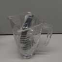 Anbige Replacement parts 5-Cup Square Top Plastic Jar Assembly With 6 Point Fusion Blade, Gasket, Base, Lid. Compatible with Oster Blenders