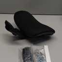 Office Chair Mesh Headrest Attachment Universal, Adjustable & Detachable Ergonomic Neck Support Cushion Clip On, Breathable Mesh Head Pillow Detachable (Sponge, Black)