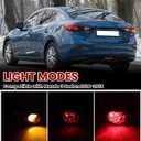 Tail Light Compatible with 2014 2015 2016 2017 2018 Mazda 3 Sedan Outer Halogen Taillight (Left Driver Side)