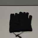 USB Heated Gloves for Women Men, Winter Gloves Full Finger Hand Warmers Gloves 3 Levels Temperature Adjustable Fast Heating Electric Heated Gloves for Outdoor Skiing Cycling Hiking (Black)