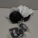 2.4GHz Wireless Headphones for Bass Guitar, 20ms Low Latency, Wireless Over Ear Headphones with 6.35mm & 3.5mm Jack for Studio Monitor & Mixing DJ AMP Keyboard, Pure Black