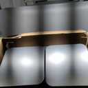 GarveeHome 2 x 10.6 gal Stainless Steel Double Trash Can with Lid for Kitchen, Large Dual Trash and Recycle Bin Combo, Step-on Kitchen Metal Garbage Cans, PP Inner Buckets, Liner Rim, Matte Grey