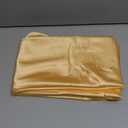 Homiest 1 Pack 72 Inch / 6ft Round Tablecloth Satin Table Cover, Light Gold Table Cloth Overlay Bright Table Decorations, Silky Satin Dining Table Cloths for Wedding Reception Graduation Banquet