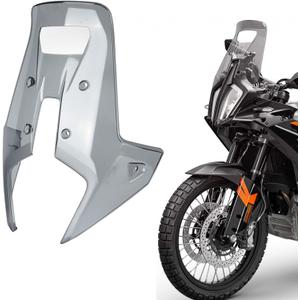 Windshield Deflectors for 790 890 ADV Adventure R Rally 2023-2024, Motorcycle Front Acrylic Wind Shield Air Deflector WindScreen Visor Accessories for 790 890 ADV R Rally (Smoke Gray)