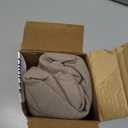 MIULEE Decorative Linen Check Throw Pillow Covers Neutral Farmhouse Vintage Pillow Covers 20x20 Set of 2 Boho Modern Winter Home Decor for Sofa Couch Bedroom Cushion Tan Taupe