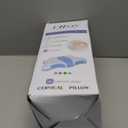 Memory Foam Pillows, Cervical Pillow for Neck and Shoulder Pain Relief, Ergonomic Contour Bed Pillow, Soft for Side Sleep Stomach Sleeping and Back Sleeper (Queen Size-24.8''Lx14.96''Wx5.78''H, Dark Blue)