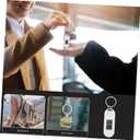 TOYANDONA Digital Watch Keychain for Students Silent Led Timepiece Portable Clip-on for Backpacks and Everyday Carry