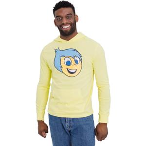 Disney Inside Out Hooded Matching Family Long Sleeve T-Shirt Toddler to Adult Sizes (2T - 2XL) (XL)