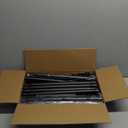 Bonpally Room Divider Curtain Rod, No Drilling Room Separator for Space Partition, 4-10ft (H) 28-70 inch(W) Adjustable Heavy Duty Temporary Wall Divider Floor to Ceiling Tension Rod, Black