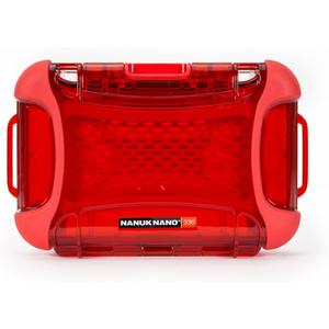 NANUK Nano Series 330 Ultra Resistant Polycarbonate Waterproof Protective Case, Red (Large)
