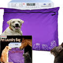 Pet Laundry Bag | Stops Pet Hair Blocking the Washing Machine | Jumbo Size Wash Bag Ideal For Dog Cat Horse Guinea Pig | Hair Remover Safely