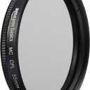 Amazon Basics Circular Polarizer Camera Lens Filter - 55 mm