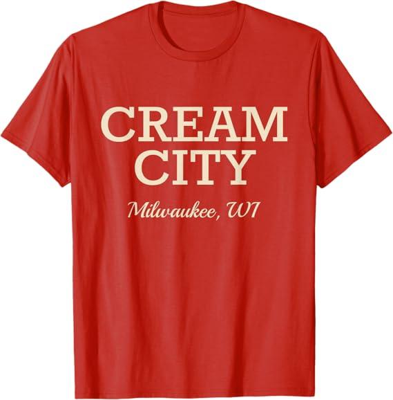 Milwaukee Wisconsin Cream City T-Shirt, Medium 