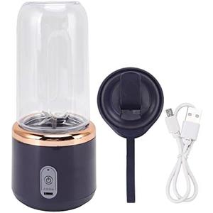 USB Size Blender, 300ml Baby Food Shakes Food Processor Portable Blender with Lid for Travel and Outdoor