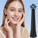10 Pack IO Replacement Heads Compatible with Oral B iO 2 3 4 5 6 7 8 9 10 Deep Clean Series Electric Toothbrush, Toothbrush Heads Compatible with Oral B iO for Cleans Your Teeth (Black)