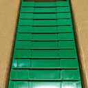 Akro-Mils 30138 Plastic Shelf Bins, Heavy Duty Storage Bins for Garage, Closet, and Drawer Organization, 18" x 6-1/2" x 4", Green, 12-Pack