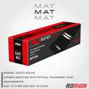 RED DRAGON Dart Mat with Oche Line - Heavy-Duty Non-Slip Rubber for Accurate Throwing Distance & Floor Protection, 3m (9.8 ft) x 60cm (24 in), Tournament Measurements, Checkout Card Included