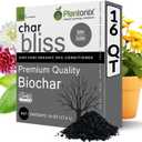 Char Bliss (16 Qts) - Organic Biochar for Plants - OMRI-Listed Biochar Soil Amendment Organic - Bio Char for Plants - Horticultural Charcoal for Plants, Potting Soil, Garden Soil, & Potting Mixes