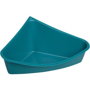 Lixit Corner Litter Pan for Ferrets, Rabbits, Rats, Guinea Pigs and Other Small Animals (Blue Pack of 1)