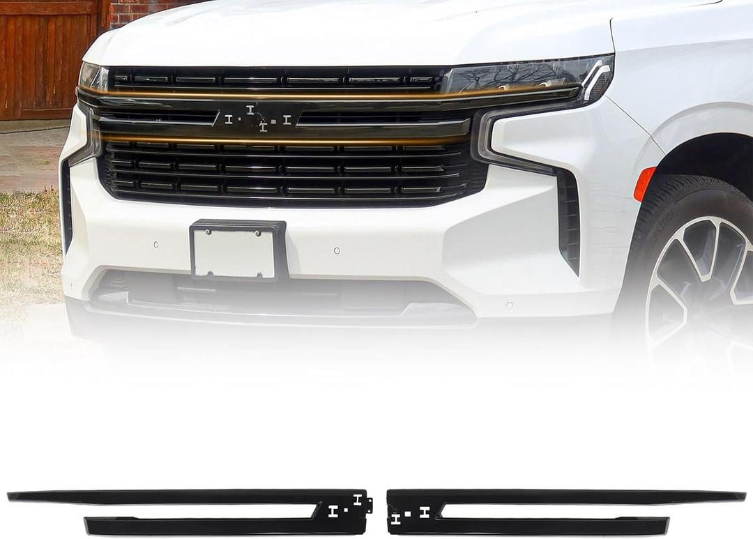 Bumper Grille Center Trim for Tahoe Suburban 2021-2024, Black
MIEF ROD Front Bumper Grille Molding Hood Grill Trim Direct Replacement for 84913568, 85136868, 85136870