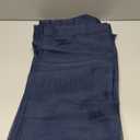 Aiyufeng Navy Blue Sheer Curtains 45 inch Length 2 Panels Set for Farmhouse Kitchen Room, Elegant Light Filtering Voile Window Treatments, Each is 40W x 45L Inches