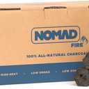 Nomad Fire 100% All-Natural Hardwood Charcoal | 10 LBS | Thai-Style Binchotan | Long Burning (4-6 hrs), High Heat, Low Ash, Low Smoke. Pro Charcoal for Nomad, Kettles, Kamados, Charcoal Smokers